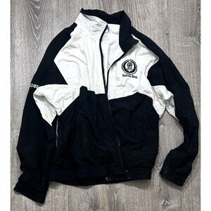 Kobe Seiwa-Kai Track Jacket Men's Size Small Full Zip Outdoor Polyester Black